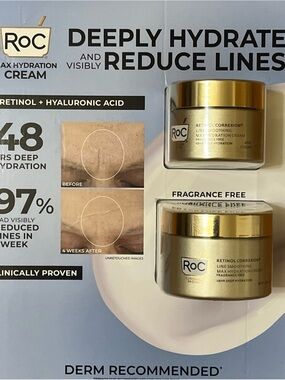 ROC retinol correxion max hydration cream new